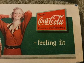 1935 Coca Cola 2 Ink Blotter - 