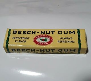Vintage 1950s Beech Nut Gum Pack 5 Piece Ca 1957