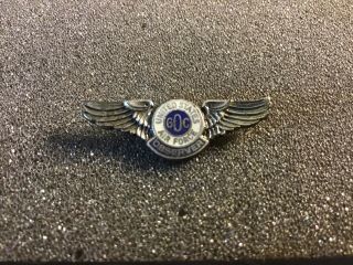 Vintage Ww2 United States Air Force Observer Wing Pin