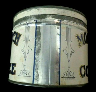 Circa 1928 Advertising Tin Monarch Tin Coffee Can 75 Anniversary Edition 3