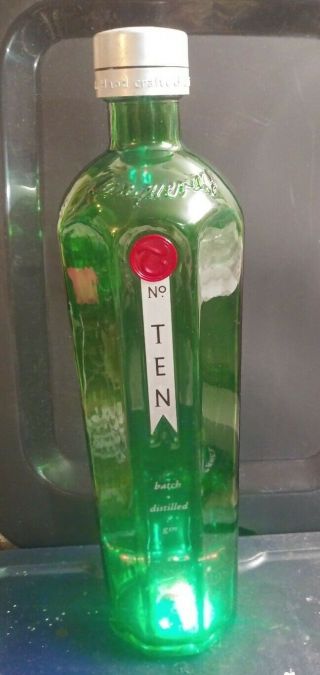 Vintage 18 " Tanqueray No.  10 Promotional 3l Empty Display Bottle