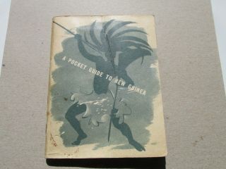 Pocket Guide To Guinea Us Army Aaf Airborne Special Forces Navy 1944