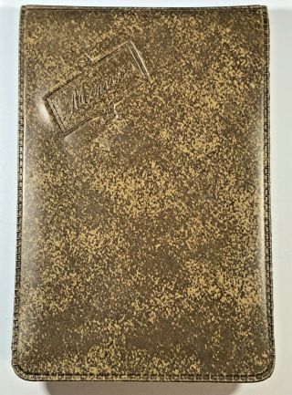 Vintage Mid - Century Pocket Sized Memo Pad Address Book Notebook
