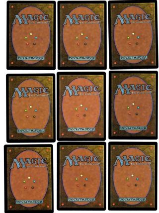 Magic the Gathering Portal Edition Set (A) of 9 Cards 2