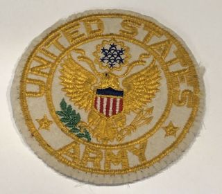 Large 1940’s Wwii Us Army Military Ww2 Insignia Px Private Purchase Jacket Patch