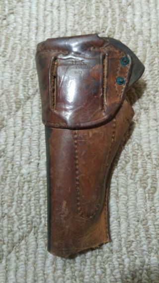 Ww Ii Us Brown Leather Holster U.  S.  Graton & Knight Co.  1943