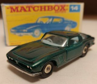 Matchbox Lesney 14 Iso Grifo 1968 Custom/crafted Box