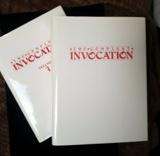 Magic Book - The Compleat Invocation Vol.  1,  2 (as 1 Vol. ) & 3 - Andruzzi - V.  Rare