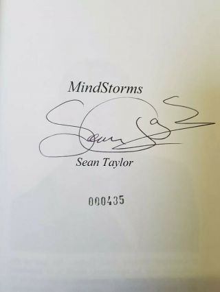 Magic Book - Mindstorms by Sean Taylor - Mentalism - Signed and Numbered - RARE 3