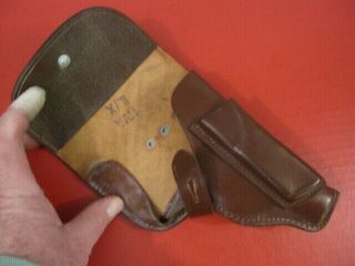 post - WWII East German Police Leather Flap Holster for the Makarov Pistol - 2