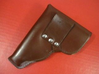 post - WWII East German Police Leather Flap Holster for the Makarov Pistol - 3