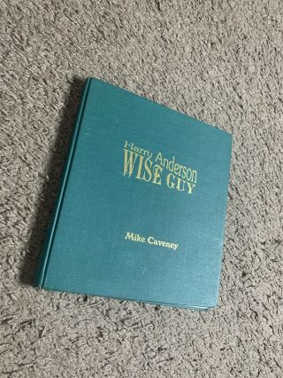 Wiseguy By Harry Anderson Signed First Edition Out Of Print Magic Book