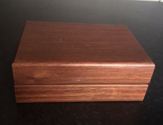 Rare Vintage Wooden Card Magic Trick Toyota Box By Mikame 3