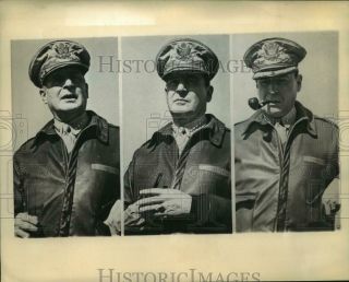 1944 Press Photo Gen Douglas Macarthur Allied Supreme Commander - Sba25708