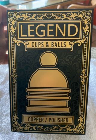 The Legend Cups And Balls Magic Polished
