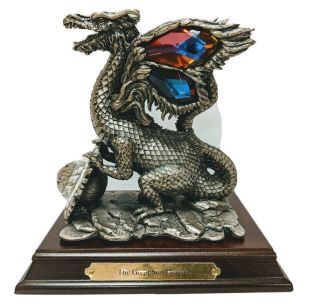 The Great Sun Dragon (rare) Myth And Magic The Tudor W/stand Pewter 3326