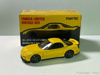 Tomica Limited Vintage Neo Tlv Tomytec Mazda Rx - 7 Type Rs - R 1997 Sunburst Yellow