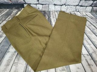 Vintage Wwii Us Army Enlisted Mans Wool Od Trousers Special