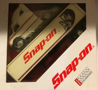 Vintage Snap - On Tools Die Cast Tractor Trailer Limited Edition 1996 Nib