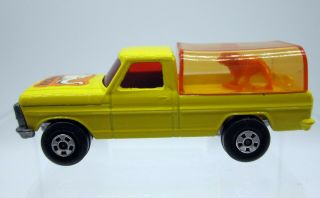 Vtg 1973 Matchbox Rolamatics 57 Wild Life Truck Ford Pick Up Truck Ranger