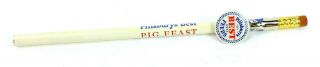 Vintage Pillsbury Best Advertising Pencil With Pencil Topper Best Feeds