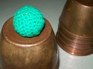 Quality - Copper cups and balls combo set with wand 2
