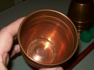 Quality - Copper cups and balls combo set with wand 3