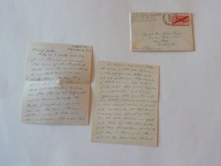 Wwii Letter 1945 Death Franklin D.  Roosevelt Truman Marrakech French Morocco Ww2