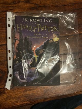 Signed Harry Potter Book Hand Signed By JK Rowling,  Radcliffe,  Watson And Grint 2