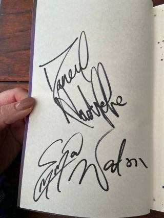 Signed Harry Potter Book Hand Signed By JK Rowling,  Radcliffe,  Watson And Grint 5