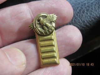Wwii Military Cufflink Ruptured Duck Officer Honorable Discharge Button (2021a2)