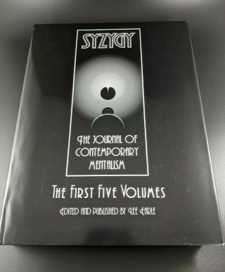 Syzygy By Lee Earle First Five Volumes Hardbound Book - Magic / Mentalism