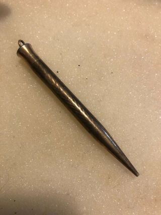 Vintage Sheaffer’s Gold Filled Ring Top Mechanical Pencil Patented 1918
