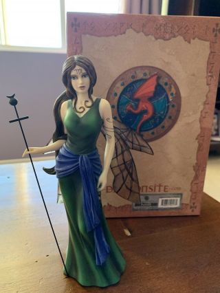 The Dragonsite.  Com Jessica Galbreth Patient Fairy Figurine Virgo Cerriden