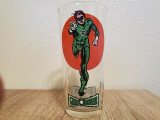 1976 Green Lantern Pepsi Collectors Series Drinking Glass Dc Comics Nos