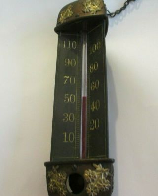 Vintage 3 Sided Chandelier Hanging Thermometer Taylor Bros.  1887 2