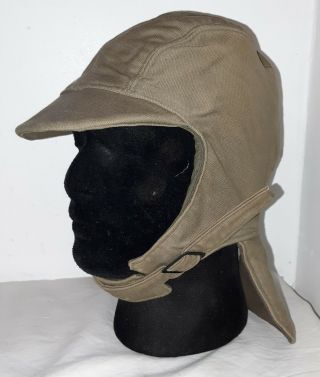 Wwii Us Navy Foul Weather Hat Deck Cap Size 7 1/4 Usn Contract Nxsx 73734
