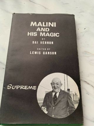 Malini And His Magic By Dai Vernon Edited By Lewis Ganson Magic