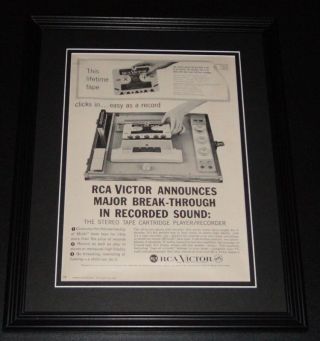 1959 Rca Victor Tape Recorder 11x14 Framed Vintage Advertisement Poster