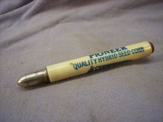 Bullet Pencil Pioneer Seed Fred Larson Mount Vernon S D An Old One (ds)