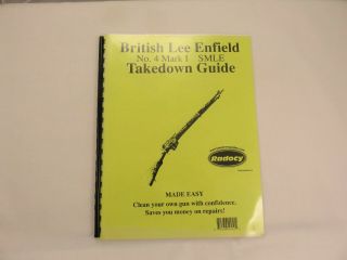 Ww2 British Lee Enfield No.  4,  Mk 1 Rifle Takedown Guide Book