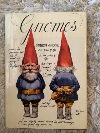 1976 Rien Poortvliet Gnomes Book Hardcover Harry Abrams