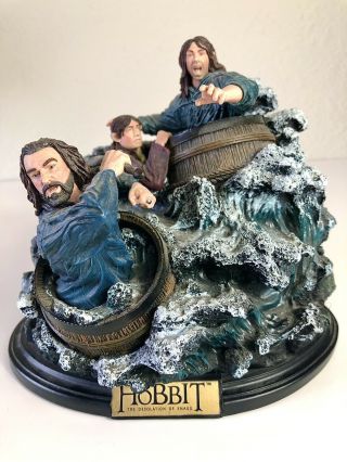 Sideshow Weta Lotr The Hobbit The Desolation Of Smaug Barrel Riders Statue Bust