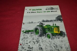 Oliver Tractor 99 Gm Diesel Tractor Brochure Fcca