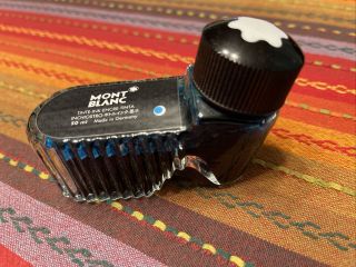 Montblanc Fountain Pen Ink Bottle,  Turquoise