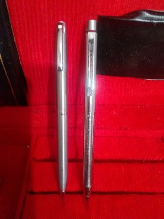 2 - White Dot Sheaffer Mechanical Pencils