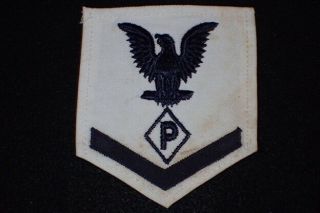 Ww2 Us Navy Photographic Specialist 3rd Class Petty Officer Rate Patch Nyec 1944