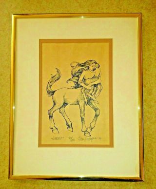 1979 Real Musgrave Mother & Child Centaurs “nuzzle " Pocket Dragons Artist 20/150