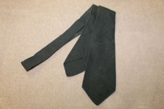 Scarce Early Ww2 U.  S.  Army Issued Brown Cotton Uniform Tie