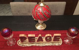 1997 Coca - Cola Brand Touch Lamp/3 - Way Collectible Advertising -